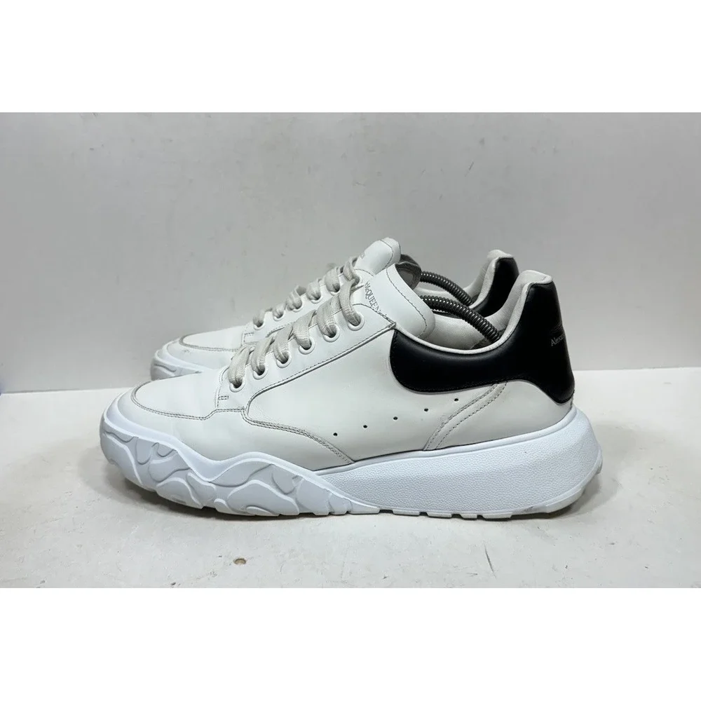 Alexander McQueen Oversized Court Trainer White Black Men's Size 11 / 44